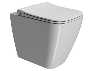 NUBES 52 - Rimless Floor mounted ceramic toilet by GSI ceramica - view 2